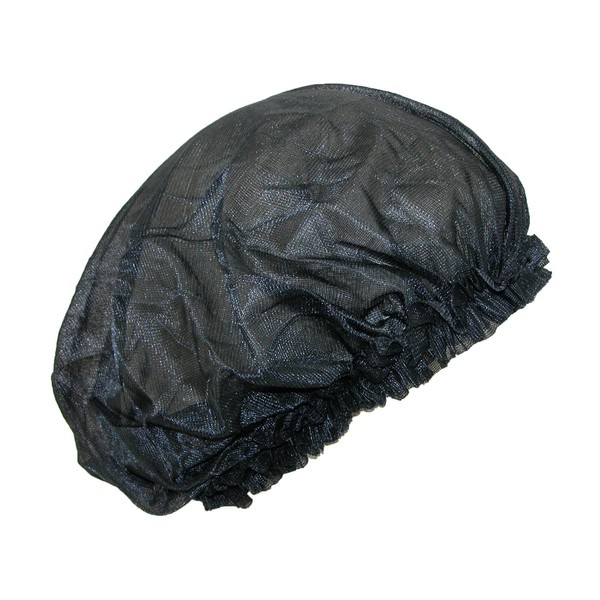 CTM® Women's Satin Jumbo Hair Roller Sleep Cap with Elastic,