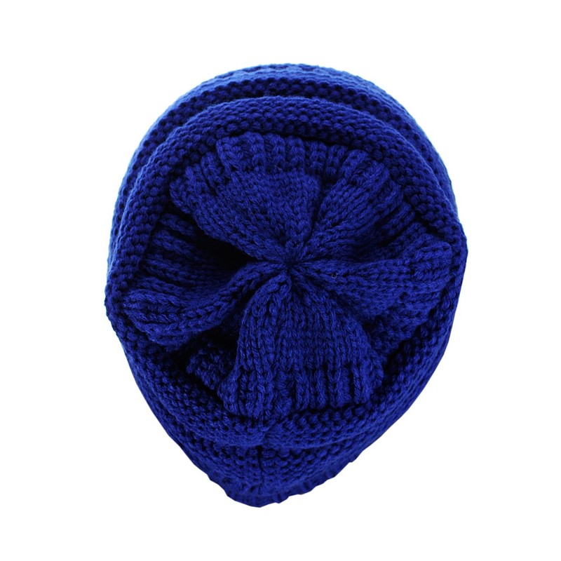 NYFASHION101 Trendy Warm Chunky Soft Stretch Cable Knit Slouchy Beanie