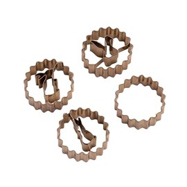 Dr. Oetker Linzer Bunny Cookie Cutter Set, Vintage Easter Manufactory, 4 Pieces, High-Quality Stainless Steel, Designed in Germany