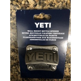YETI Wall or Cooler Mounted Bottle Opener Stainless Steel (New)