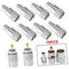 DOITOOL 10pcs Solder Connector Plug with Reducer for Cable High