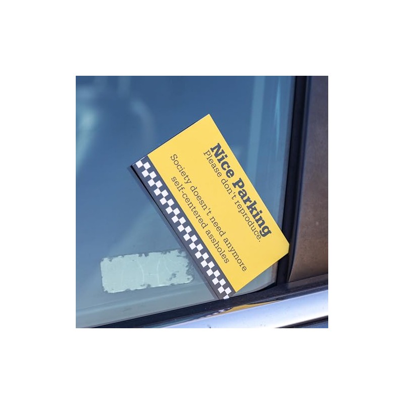 Nice Parking Please Don't Reproduce - Bad Parking Business Cards