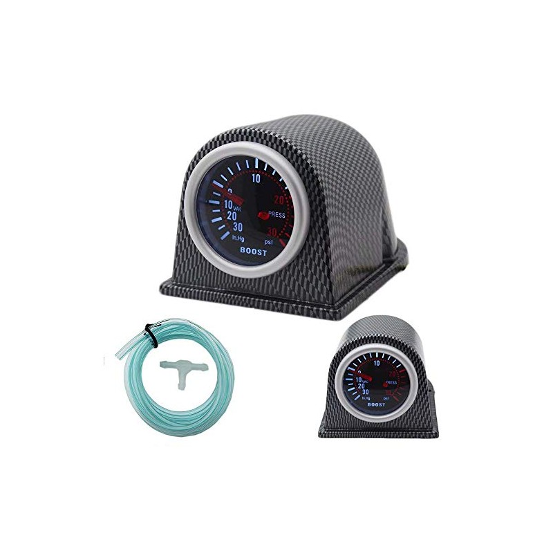 2 Inch (52mm) LED Digital Turbo Boost Pressure Pointer Gauge