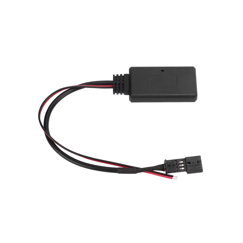 Car Bluetooth5.0 AUX Module 3Pin ABS Black Wearproof Replacement for