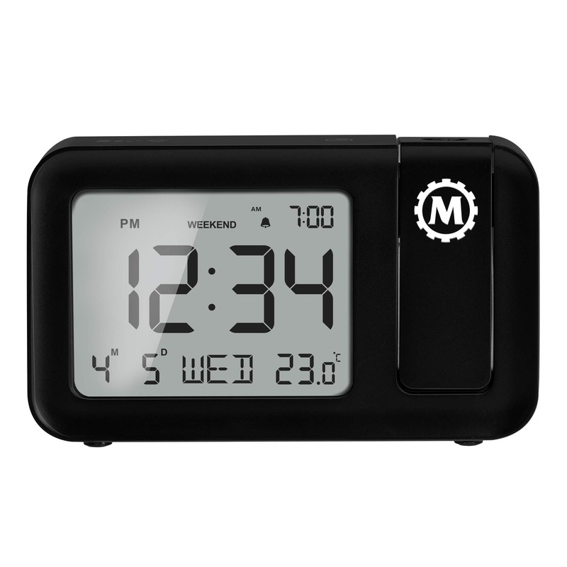 MARATHON Projection Clock with Large Display and Backlight