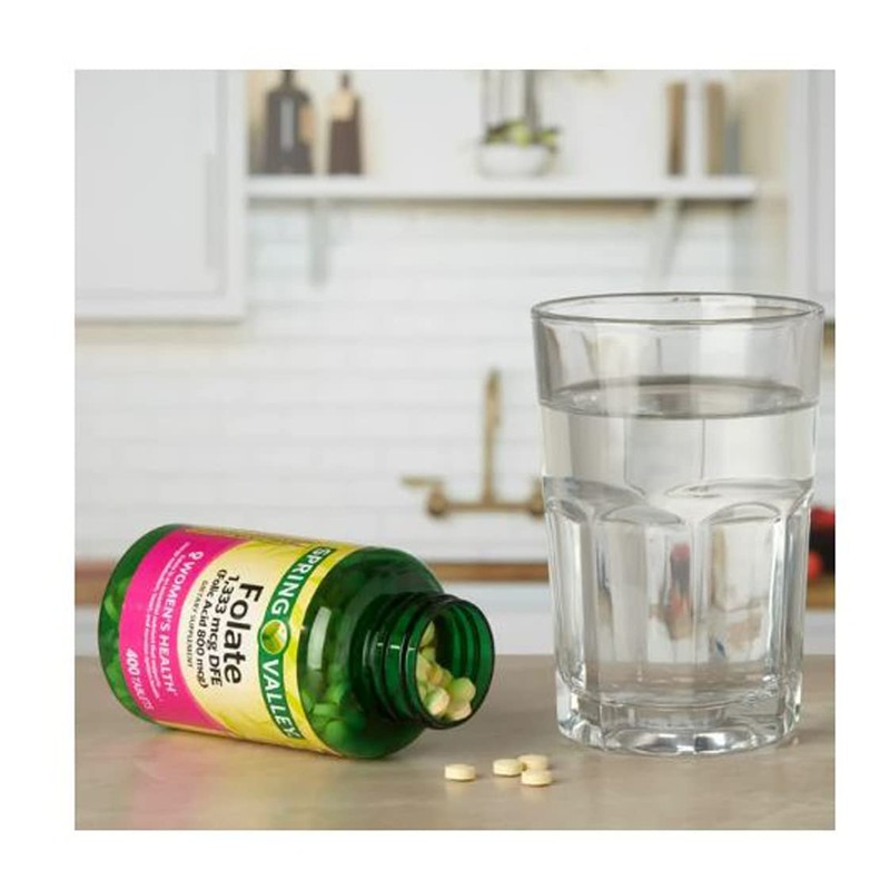 Spring Valley Folate Dietary Supplement, 1,333 mcg, 400 Count