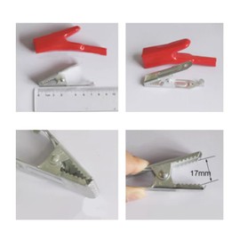 XYRSTOLR 2Pcs Insulated Alligator Clips 50A Heavy-Duty Alligator Clamps Battery Crocodile Clips Electrical Test Clamps Battery Charger Clamp