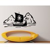 Viking Ship Wall Decal Vinyl Sticker Sea Northman Warrior Art