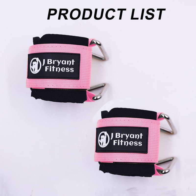 J Bryant Neoprene Padded Wrist Straps with Adjustable Triangular Hook&Loop