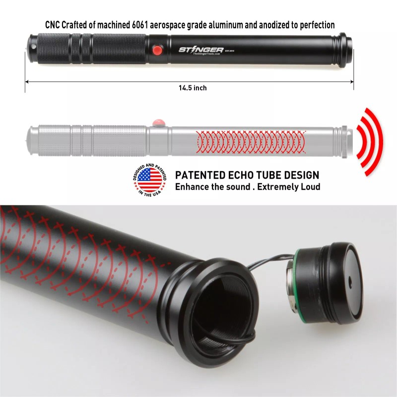 Stinger Loud+ Personal Alarm: Safety Panic Alarm Siren Car Window