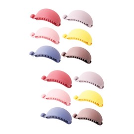 Healeved 12pcs Banana Hair Clips Comfortable Ponytail Barrettes for Daily Use Lightweight and Easy to Lock for Shopping and Travel Non- Hairpins for Women