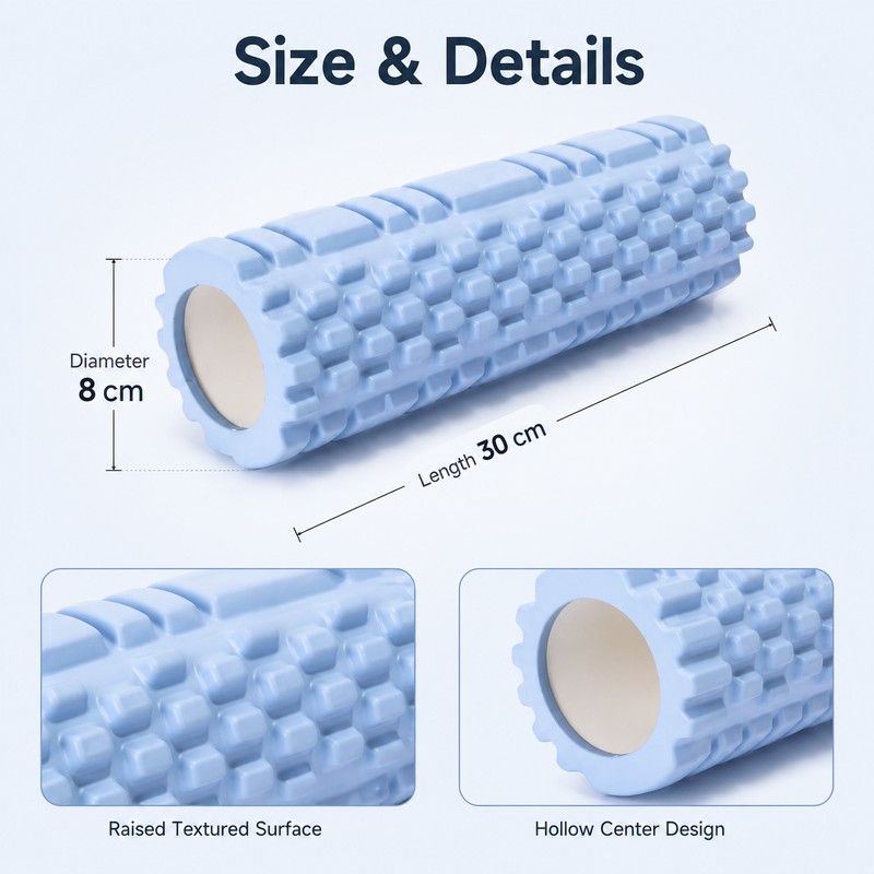5-in-1 Foam Roller Set for Post-Workout Stretching – Massage Roller