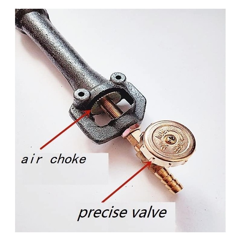 LSMIITTH Propane Forge Burner with Regulator, Knife Making Gas Forge