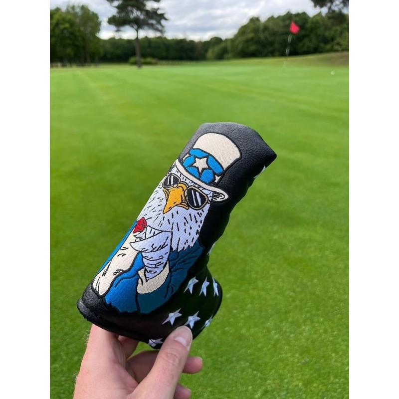 Magic Eagle Golf Putter Headcover Magnetic Closure Golf Blade Putter