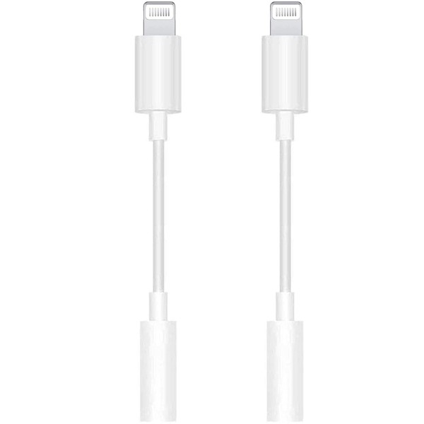 MUMUMAB 2 Pack Apple MFi Certified Lightning to 3.5 mm