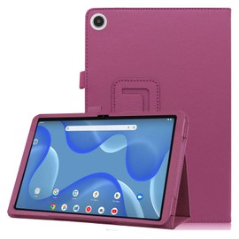 [ZUKOF] Folio Stand Case for onn. 10.4" Tablet Pro (2023 Model 100110603) - Slim Magnetic PU Leather Protective Cover (Purple)