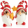com-four® 2 x Christmas Gnomes - Beautiful Decorative Item for