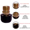 Pressure Washer Adapter Metric M22-15mm Female Thread to M22-14mm Male