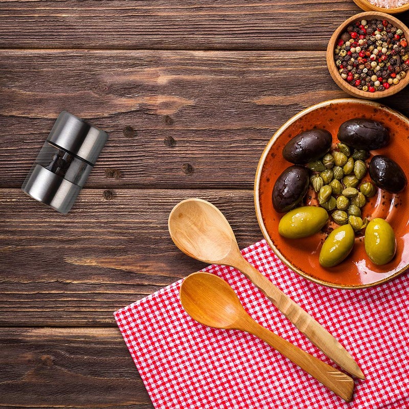 T-mark Premium Sea Salt and Pepper Grinder Set - Spice