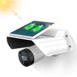 Low-Power Camera Solar Charging Mount, Solar Panel Charger Kit, Sun Rain Shield Cover, Type-C & Micro USB