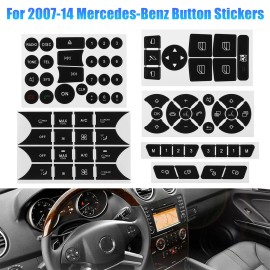 Unbranded Steering Window Switch Radio Control Door Lock Button Repair Stickers.For Benz