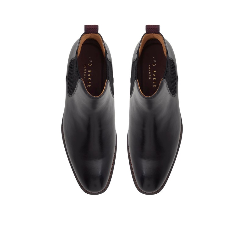 Ted Baker Men's Remington Chelsea Boot, Black, 11