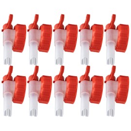 ISOLATECH Sabeu Fluxx AH 13/45 HF Outlet Tap for 2L and 3L Canisters with DIN 45 Thread Outside 41.0 mm Food Safe Transfer without Glucking, Pack of 10