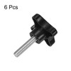 sourcing map 6pcs Star Clamping Knobs M10 x 35mm Metric