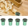 4 Pcs 19mm Bench Dog Green Aluminum Alloy Workbench Peg