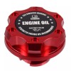 Unbranded Red Oil Cap Filler Billet Anodized Racing Black Engine Oil Fits LS1 LS2 LS3 LS6