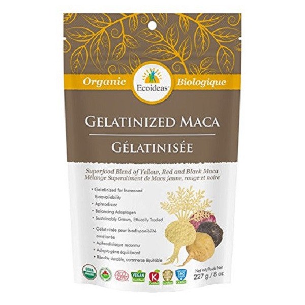Ecoideas Organic Gelatinized Maca, 454 grams