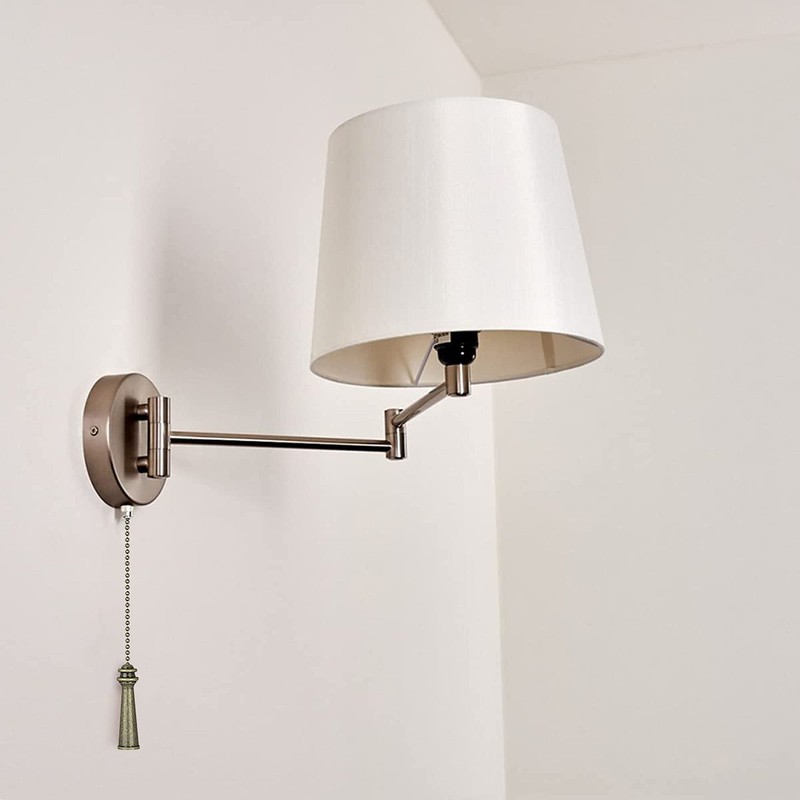 Aspen Creative 20516-21 Decorative Pull Chain, Satin Nickel