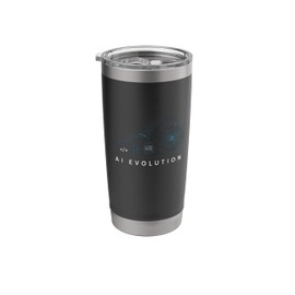 Artificial Intelligence AI Evolution Neural Network Stainless Steel Insulated Tumbler