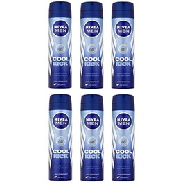 6 x Nivea Men Cool Kick 48h Anti-Perspirant 150ml by Nivea Men