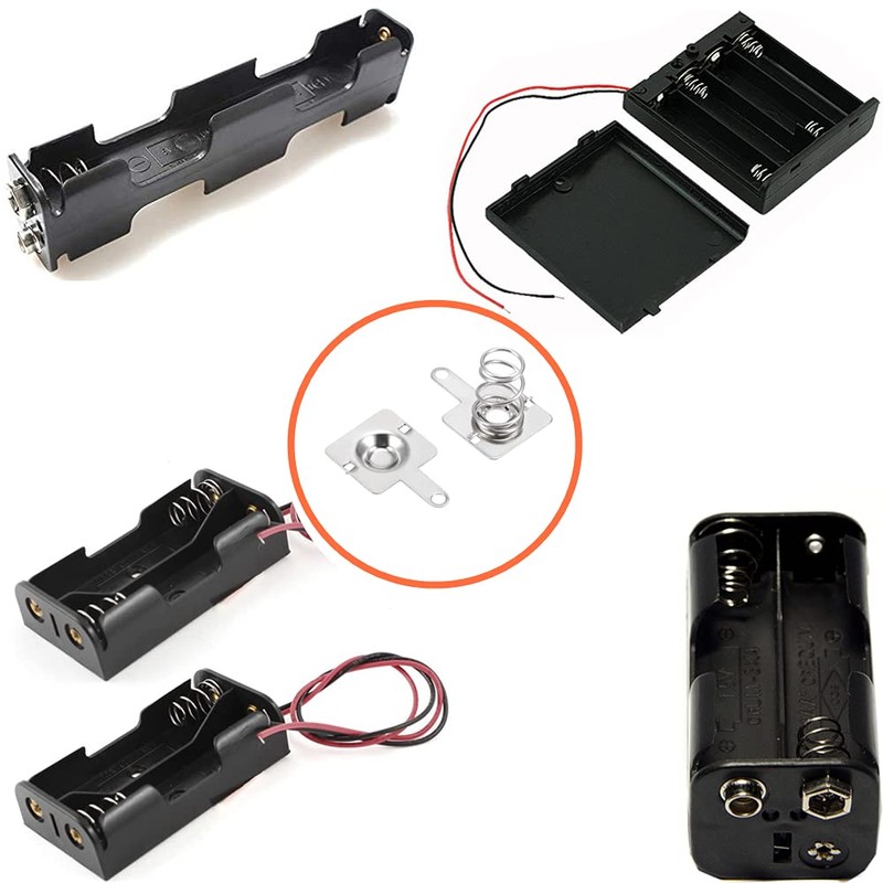 Cutelec 20Pairs Battery Springs AA Battery Negative to Positive Conversion