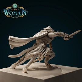 Arcane Minis Ratfolk Assassin - Prim | Dungeons and Dragons Miniature DnD is a Woman D&D