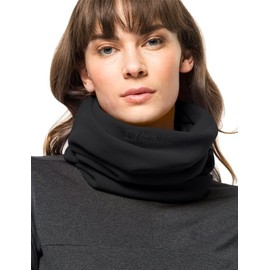 Jack Wolfskin Real Stuf Scarf, Black, One Size