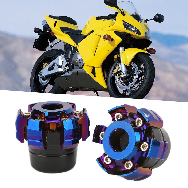 Pair of Motorcycle Wheel Front Fork Frame Slider Aluminum Alloy