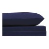 Tesso Juego De Sábanas Ultrasoft Microfibra Individual Color Azul Marino