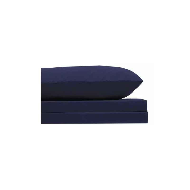Tesso Juego De Sábanas Ultrasoft Microfibra Individual Color Azul Marino