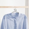 MAGMALIFE 36 Ganchos para Ropa de Plástico Premium: Gancho Plateado