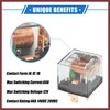 HEROFFIX 5 Pcs Waterproof Relay DC 12V 60A, 4 Pin