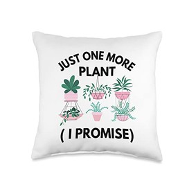 Herbs Plants Nature Lover Floral Botanical Garden One Promise Plant Lady Gardening Flower Mom Throw Pillow, 16x16, Multicolor