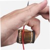 NOLITOY Finger Guard Thumb Protector Leather Shooting Sleeve for Arrow