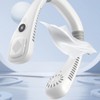 Portable Neck Fan Hands Free Bladeless Fan USB Rechargeable Quiet