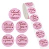 600 Pcs Thank You Stickers for Small Business, 1.5 Inches Self-Adhesive Elegant Round Seal for Envelopes, Party Favor
