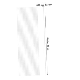 Operitacx 100 Piezas Alambre Floral Blanco Para Manualidades Alambre Flexible Para Proyectos Diy Ideal Para Arreglos Y Decoraciones De Coronas