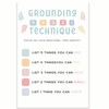 Grounding Technique Classroom Poster - Calm Corner Poster - Emotional