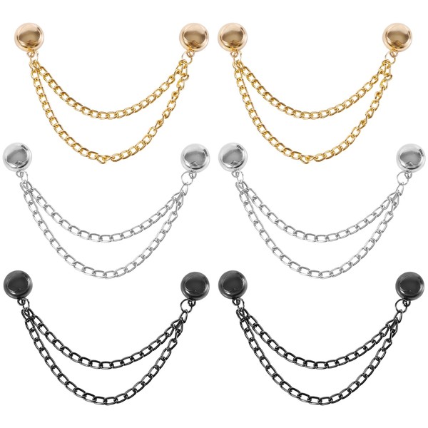 6pcs Magnetic Clothing Clips, Clothing Pins with Chain Multi-Function Magnetic