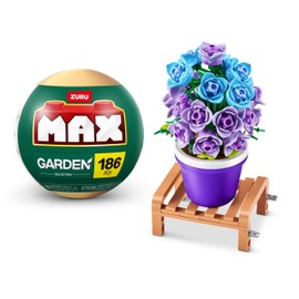 MAX Premium Garden Pot Plants Building Bricks Collection (up to 233 Pieces, 6 to Collect). (Campanula, 1 Capsule)
